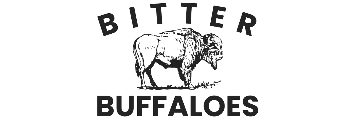 My brain's the cliff and my heart's the bitter buffalo